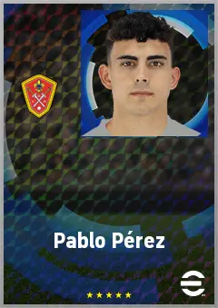 Pablo Pérez eFootball 2026 player card, 67 OVR LB