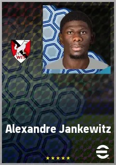 Alexandre Jankewitz eFootball 2026 player card, 68 OVR CMF