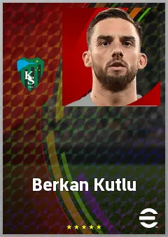Berkan Kutlu eFootball 2026 player card, 71 OVR CMF