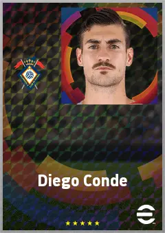 Diego Conde eFootball 2026 player card, 72 OVR GK