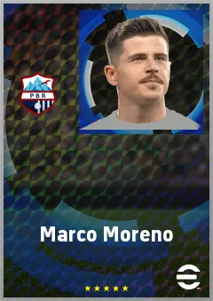 Marco Moreno eFootball 2026 player card, 70 OVR CB