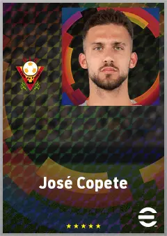 José Copete eFootball 2026 player card, 74 OVR CB