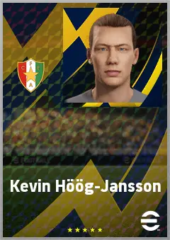 Kevin Höög-Jansson eFootball 2026 player card, 69 OVR DMF