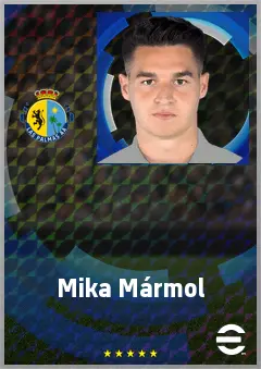 Mika Mármol eFootball 2026 player card, 73 OVR CB