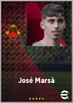 José Marsà eFootball 2026 player card, 70 OVR CB
