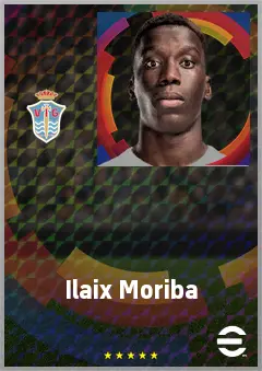 Ilaix Moriba eFootball 2026 player card, 74 OVR CMF