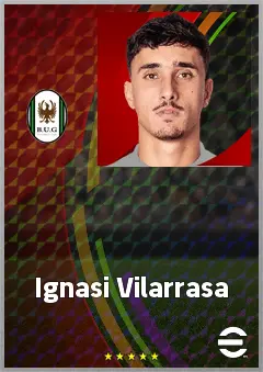 Ignasi Vilarrasa eFootball 2026 player card, 70 OVR LB