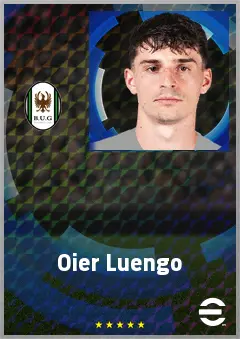 Oier Luengo eFootball 2026 player card, 71 OVR CB