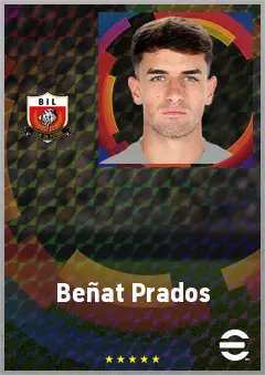 Beñat Prados eFootball 2026 player card, 73 OVR DMF
