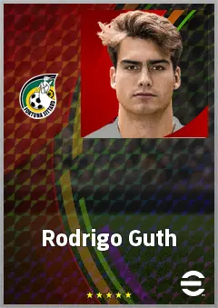 Rodrigo Guth eFootball 2026 player card, 69 OVR CB