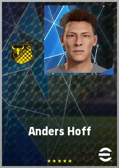 Anders Hoff eFootball 2026 player card, 63 OVR GK
