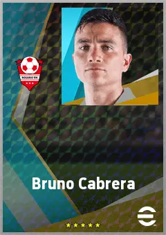 Bruno Cabrera eFootball 2026 player card, 70 OVR CB