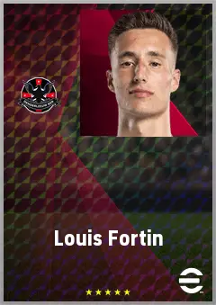 Louis Fortin eFootball 2026 player card, 64 OVR GK