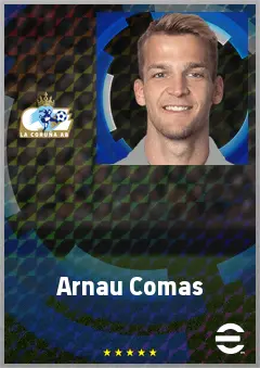 Arnau Comas eFootball 2026 player card, 70 OVR CB