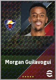 Morgan Guilavogui eFootball 2026 player card, 72 OVR RWF