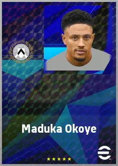 Maduka Okoye eFootball 2026 player card, 73 OVR GK