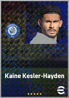 Kaine Kesler-Hayden eFootball 2026 player card, 71 OVR RB