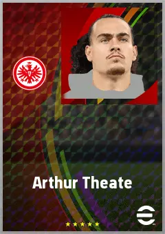 Arthur Theate eFootball 2026 player card, 78 OVR CB