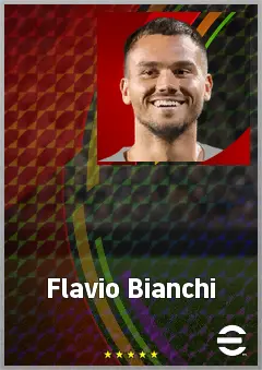 Flavio Bianchi eFootball 2026 player card, 70 OVR CF