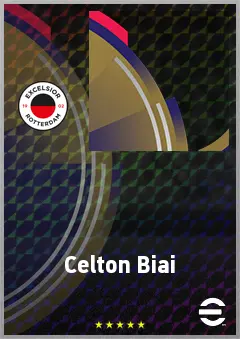 Celton Biai eFootball 2026 player card, 70 OVR GK