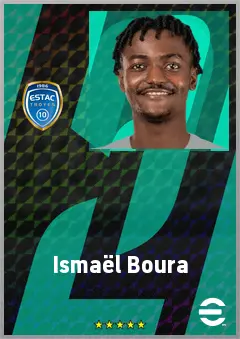Ismaël Boura eFootball 2026 player card, 69 OVR LB