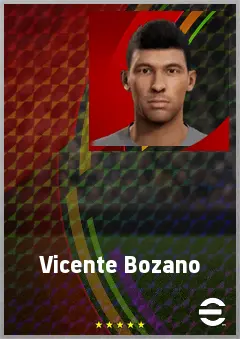 Vicente Bozano eFootball 2026 player card, 54 OVR GK