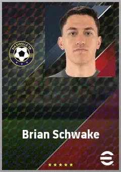 Brian Schwake eFootball 2026 player card, 67 OVR GK