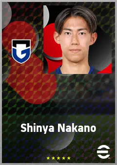 Nakano Shinya eFootball 2026 player card, 67 OVR LB