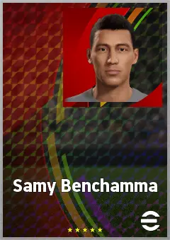 Samy Benchamma eFootball 2026 player card, 67 OVR DMF