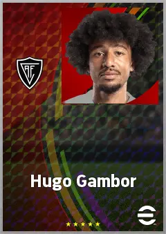 Hugo Gambor eFootball 2026 player card, 69 OVR CB