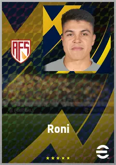 Roni eFootball 2026 player card, 70 OVR CMF