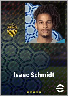 Isaac Schmidt eFootball 2026 player card, 68 OVR RB