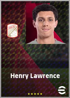 Henry Lawrence eFootball 2026 player card, 69 OVR RB
