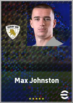 Max Johnston eFootball 2026 player card, 71 OVR RB