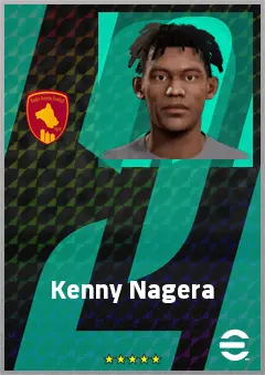 Kenny Nagera eFootball 2026 player card, 66 OVR CF