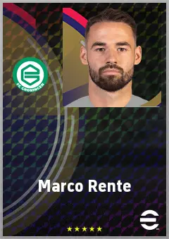 Marco Rente eFootball 2026 player card, 69 OVR RB