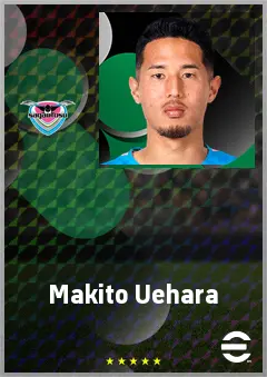 Uehara Makito eFootball 2026 player card, 66 OVR RB