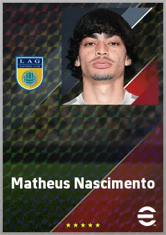 Matheus Nascimento eFootball 2026 player card, 71 OVR CF
