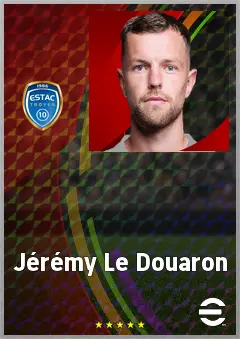 Jérémy Le Douaron eFootball 2026 player card, 71 OVR CF