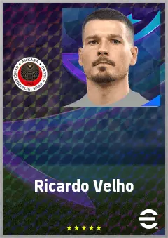 Ricardo Velho eFootball 2026 player card, 74 OVR GK