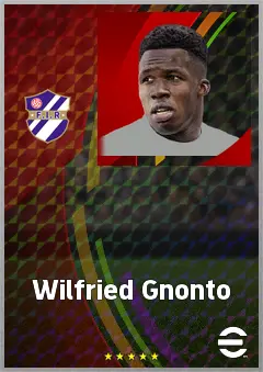 Wilfried Gnonto eFootball 2026 player card, 72 OVR LWF