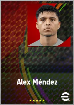 Alex Méndez eFootball 2026 player card, 70 OVR CMF