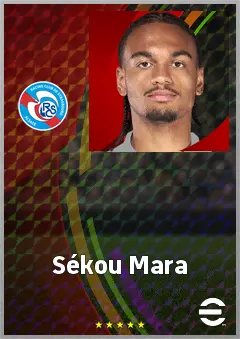 Sékou Mara eFootball 2026 player card, 71 OVR CF