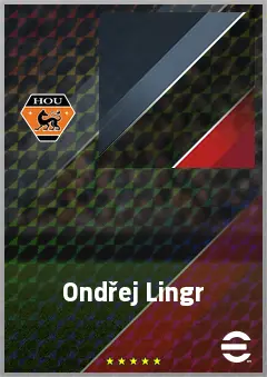 Ondřej Lingr eFootball 2026 player card, 72 OVR AMF