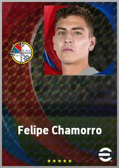 Felipe Chamorro eFootball 2026 player card, 68 OVR AMF