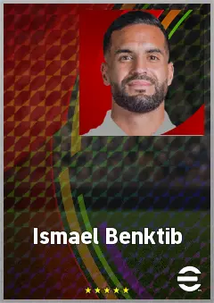 Ismael Benktib eFootball 2026 player card, 69 OVR CMF