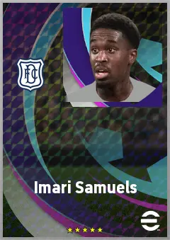 Imari Samuels eFootball 2026 player card, 67 OVR LB