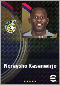 Neraysho Kasanwirjo eFootball 2026 player card, 70 OVR RB
