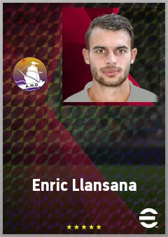 Enric Llansana eFootball 2026 player card, 70 OVR DMF