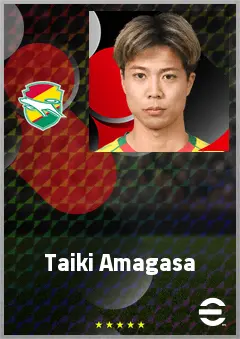 Amagasa Taiki eFootball 2026 player card, 66 OVR DMF